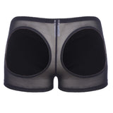 Women's Hollow Sexy Panties Butt Lifter Shapewear Tummy Control Bigger Butt Shaper Sexy Ass Briefs Underwear Nude Black S-3XL