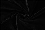 Sylcue Winter Bachelor Party Solid Color Velvet Tight Sexy Hot Mature Charm Women'S Fishbone Sling Dress With Lace Sleeve