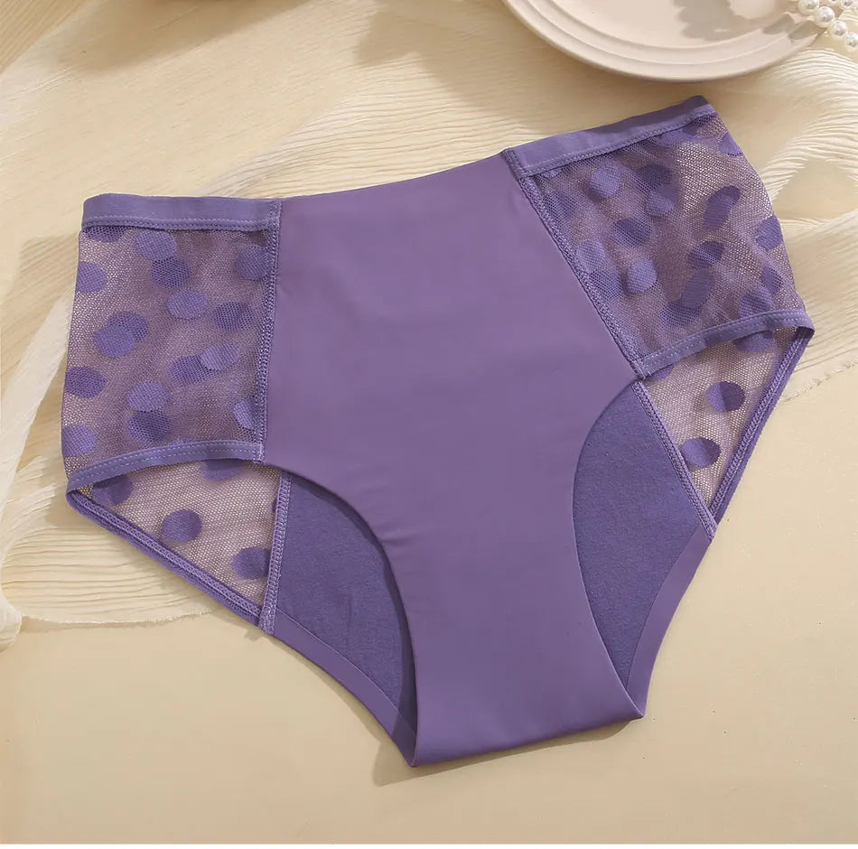 Physiological Underpants Sexy Lace Leak-proof Menstrual Three layer leak proof Sanitary Stretch Underwear Menstruation Briefs