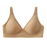 SUJIIN Sexy Wireless Bras for Women Plunge Seamless Invisible Padded Push Up Bra Comfortable Smoothing Female Bralette Bh MX074G