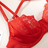 Ellolace Lace Lingeries Sexy Hot Halter Bra Heart g-String Thongs Sissy Erotic Garter Ensemble Exotic Sets Romantic Underwear