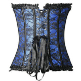 Sexy Gothic Corsets and Bustiers Top Overbust Corset Belt Slimming Women Waist Trainer Modeling Strap Plus Size Waist Cincher