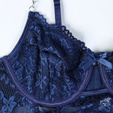 Fancy Sexy Lingerie Lace Ultra Sexy Women's Intimate Ethical Underwear G-String Hot Skirt Ensemble Outfits Brazilian Underwear