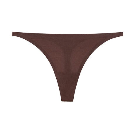 Ice Silk Thong Sexy Women Panties G String Briefs T Back for Girls Underwear Temptation Seamless Ladies Underpants  Size S-XL