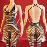 Sexy Adult Babydoll Female Costumes Lingerie Sheer Underwear Body Stocking Catsuit Erotic Set Nightgown Garters Porn