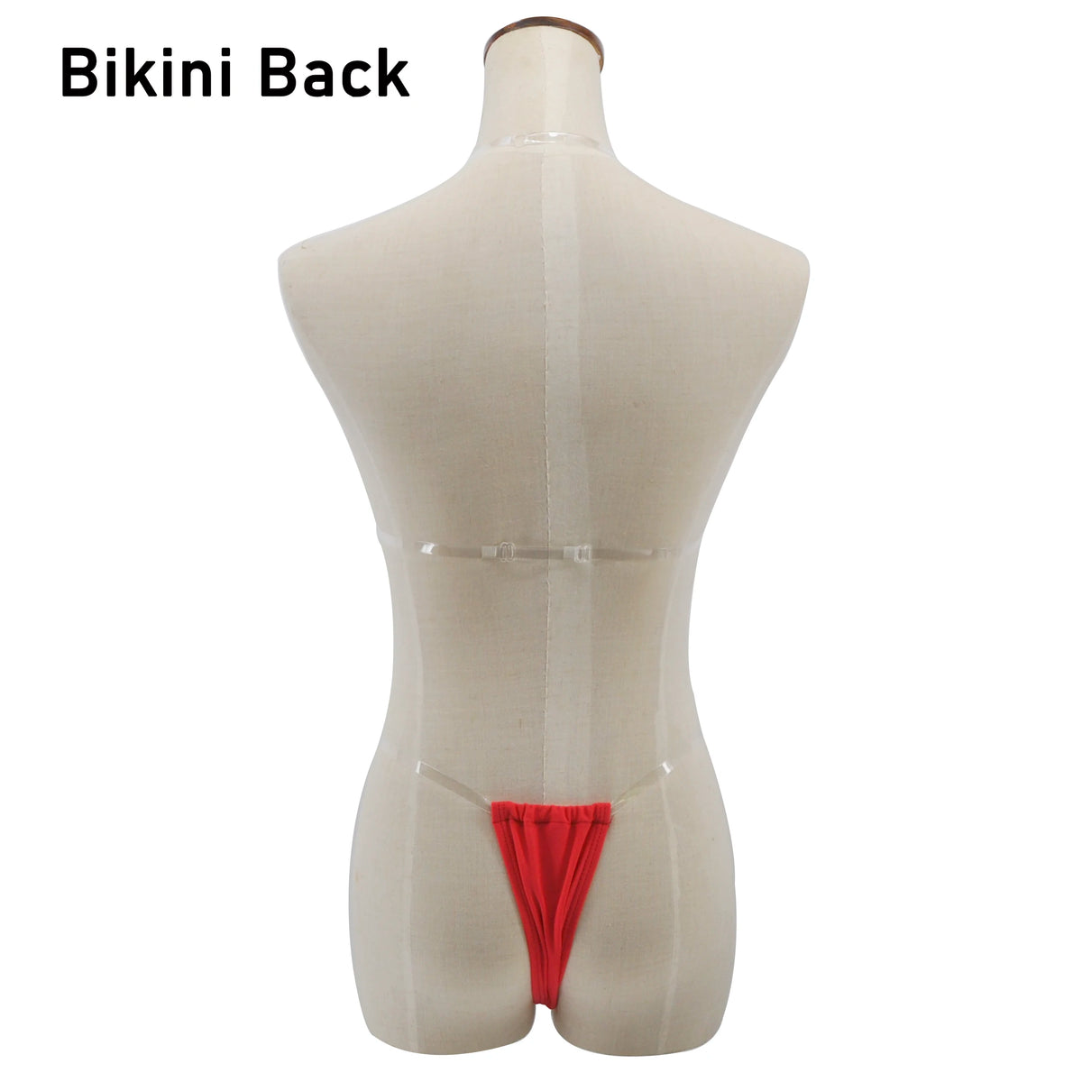 Clear Strap Bikini for Women Thong Swimsuit Invisible Straps Bikinis Thongs Bathing Suit Sexy Brazilian String Tanning Swimsuits