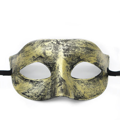 1PC Masquerade Mask Vintage Prince Mask Black Antique Copper Half Face Mask Plastic Retro Crown Masks Women Party Decoration
