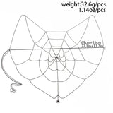 Black Spider Web Body Chain Women Gothic Spider Pendant Back Harness Adjustable Mesh Web Bikini Halloween Festival Body Jewelry