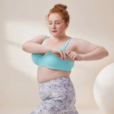 Seamless Plus-size Womens Anti-sagging Balconette Lightly Padded Push Up Bras Daily Full Cup Push-up Support Underwire Lingerie