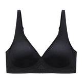 Women's Seamless Bra Push-Up Bralette With Pads U-Shape Back Non-wire Underwear Mesh Splice Breathable V-Neck Sexy Lingerie S-XL