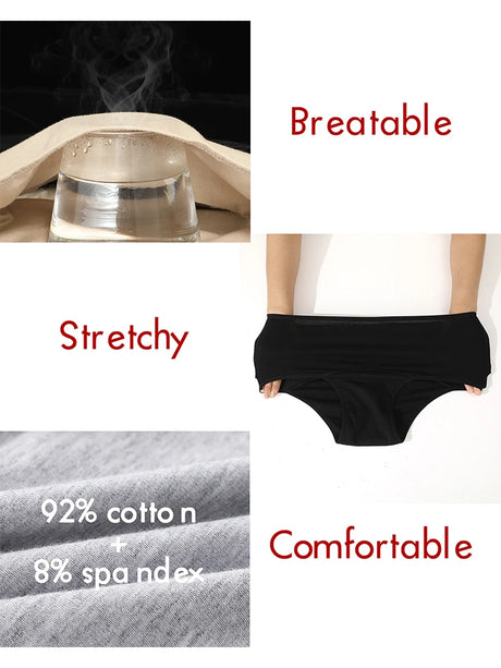 1Pcs Sexy Leak Proof Menstrual Panties Physiological Pants High Waist Women Underwear Period Comfortable Waterproof Briefs