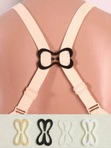 Multiple dragonfly shaped invisible underwear anti slip buckles, cross shoulder strap buckles, bra invisible buckles