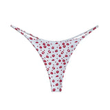 Cotton Leopard G String Flower Women Panties Sexy Briefs Thong Low Waist T-back Underwear Seamless Female Lingerie Size S-XXL