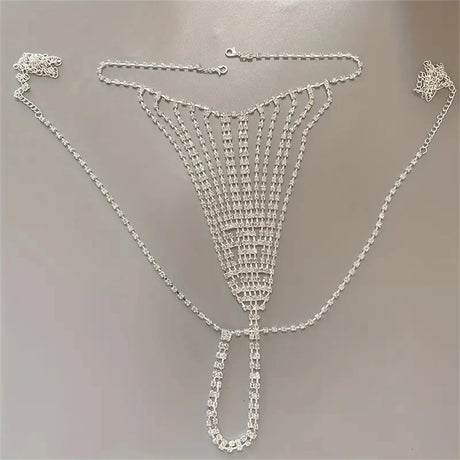 sexy luxury body chain rhinestone underwear sparkling diamond nightclub waist chain rhinestone bikini accessories body chain