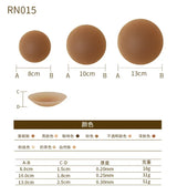Upgrade Reusable Breast Round Nipple Cover Invisible Bikini Adhesive Strapless Backless Stick on Bra Silicone Breast Patch