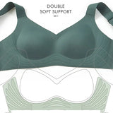 SUJIIN Wireless Seamless Bras for Women Minimizer Invisible Padded Push Up Bras Comfort Soft Support Anti-sagging Bralette Bh