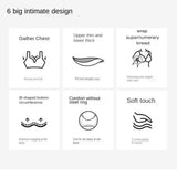 Small Breasts Push Up Bra Wireless Comfortable Underwear Seamless Invisible Bralette 3D Pads Support Bras Side Breast Collection