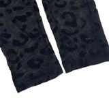 Y2k Hot Girl New Long Sleeve Bodycon Leopard Print Women Jumpsuit Sexy Sheer Mesh Bodysuits Catsuit Party Clubwear