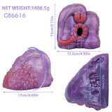 GEEBA Fantasy Red/Blue Dragon Male Masturbator Silicone Adult Men's Onahole Pocket Pussy Realistic Vagina Stroker Men Sex Toys