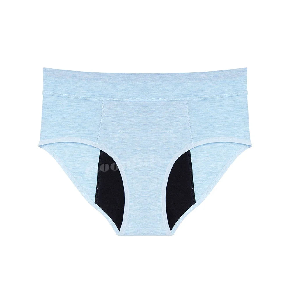 Menstrual Panties Woman Super Absorbent Menstrual Panties High Waist Bamboo Fiber Leakproof Menstruation Period Underwear Girl
