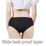 4-Layer Absorbent Leakproof Menstrual Panties For Women Period Heavy Flow Physiological Pants Plus Size Cotton Postpartum Briefs