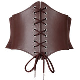 Medieval Corset Belt Waistband Women Steampunk PU Leather Harness Body Belt Anime Cosplay Viking Pirate Girdle Accessories