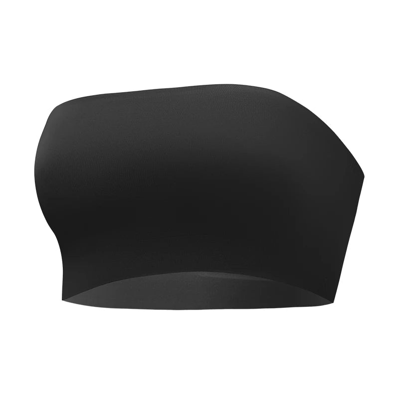Hot Sale Seven Colors One Piece Women Seamless Strapless Bra Wireless Non-pad Bra Anti-skidding Ice Silk Traceless Strapless Bra