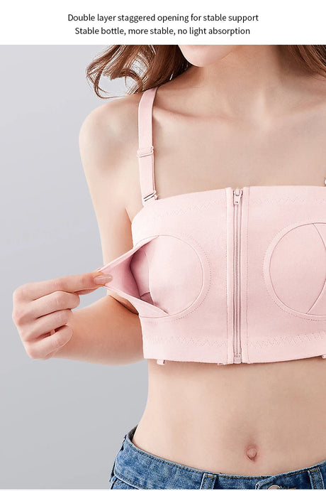 vvocci Hands Free Breastsucking Bra Breastfeeding Underwear New Collection Breastsucking Device Fixed Belt Artifact