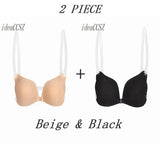 Underwear Women Self Adhesive Bras Female Nubra Magic Bra Invisible Push Up Silicone Sticky Fly BH Women Sexy ABCDEF