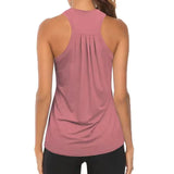 Sleeveless Racerback Workout Tank Tops for Women,Dry Quick Breathable Gym Running Training Yoga Shirts,Fitness Sport Yoga Vest