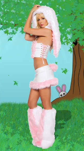 Halloween Costume Woman Furry Monster Fox Cat Cosplay Clothes Nightclub Party Dress up Rave Outfit Stage Wear 2025