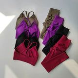 High-Waisted Hip-Lifting Women's Exercise Suit Shockproof Yoga Fitness Clothes for Running And Styling