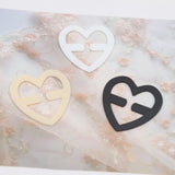 3 Pcs/set Invisible Bra Buckle Shadow-Shaped Underwear Buckle Bra Back Intimates Accessories Clips Strap Holders