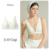 SUJIIN Sexy Seamless Plunge Push Up Bras for Women French Wireless Deep V Mesh Bra Woman 2026 New Support Lift Bralettes XM048