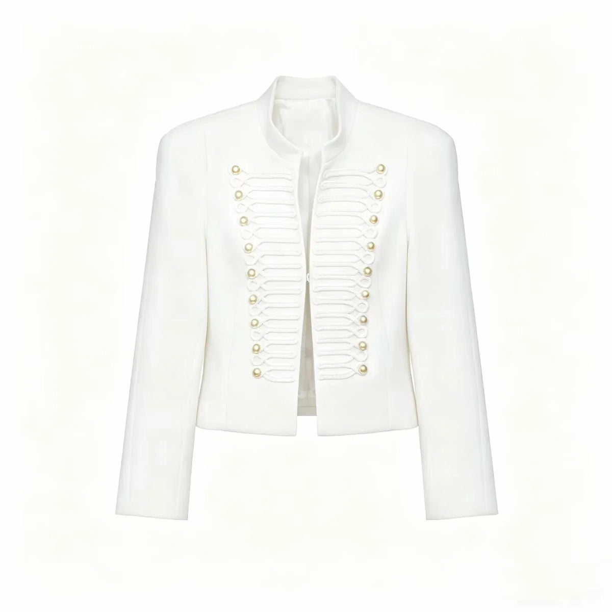 Women Vintage Slim Jacket Spring Women Trends Elegant Napoleon Jackets Ladies High Street Chic Shoulder Padded Blazer