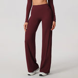New Summer High Waist Wide-Leg Yoga Joggers Women's Autumn Casual Outdoor Sweatpants Female Straight Tracksuit Bottoms