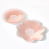 Reusable Women Breast Petals Lift Nipple Cover Invisible Petal Adhesive Strapless Backless Stick on Bra Silicone Breast Stickers