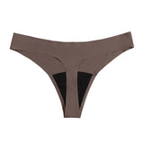 New Design Seamless Low Waist Leak Proof 4 Layer Menstrual Panties Washable Light Flow Period Panties For Women Thong