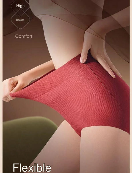Seamless Shaping High Waist Panties Butt Lifting Tummy Control No Wedgie Yoga Women 10A Antibacterial Breathable Briefs