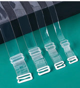 Women Clear Bra Straps Invisible Transparent Elastic Bra Belt Shoulder Straps Adjustable Underwear Intimates Accessories for PC