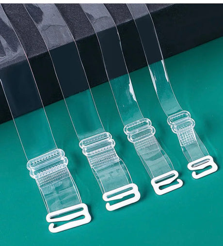 Women Clear Bra Straps Invisible Transparent Elastic Bra Belt Shoulder Straps Adjustable Underwear Intimates Accessories for PC