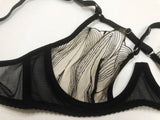 Women Sexy See Through Lace Bra Set Elegant Perspective Bikini Thong Set French Style Erotic Push Up Underwear Bra Panty Sets