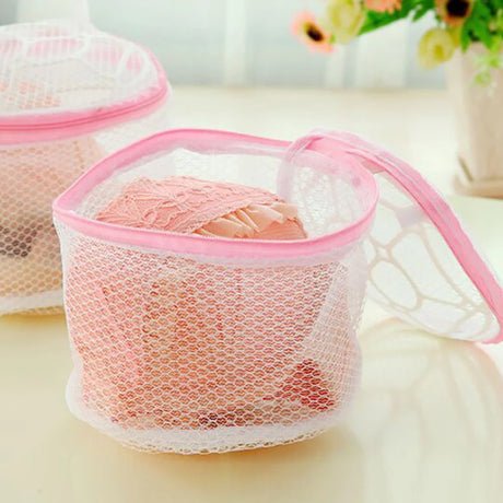 Women Lingerie Bra Underwear Laundry Washing Bags Net Mesh Clothes Sock Washing Organizer Zip Bags Hosiery Saver Bras Protector