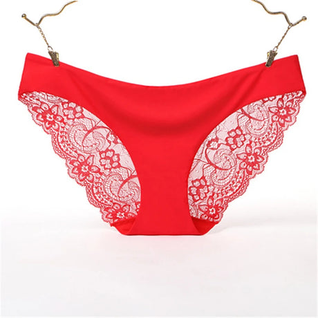 Women's Seamless Underwear Leopard Intimate Women Sexy Lace Black Floral Panties Seamless Panty 3pcs/set