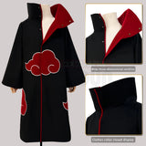 HOLOUN Uchiha Itachi Sasuke Anime Cosplay Costume Embroidery Hawk Team Cloak Pain Konan Sasori Halloween Christmas S-2XL