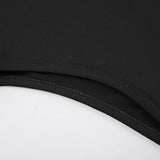 Women's Sleeveless Skinny Shirring Bodysuit Spaghetti Strap Black Solid Simple Basic Sexy Camisole for Vacation