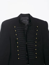Women Vintage Slim Jacket Spring Women Trends Elegant Napoleon Jackets Ladies High Street Chic Shoulder Padded Blazer