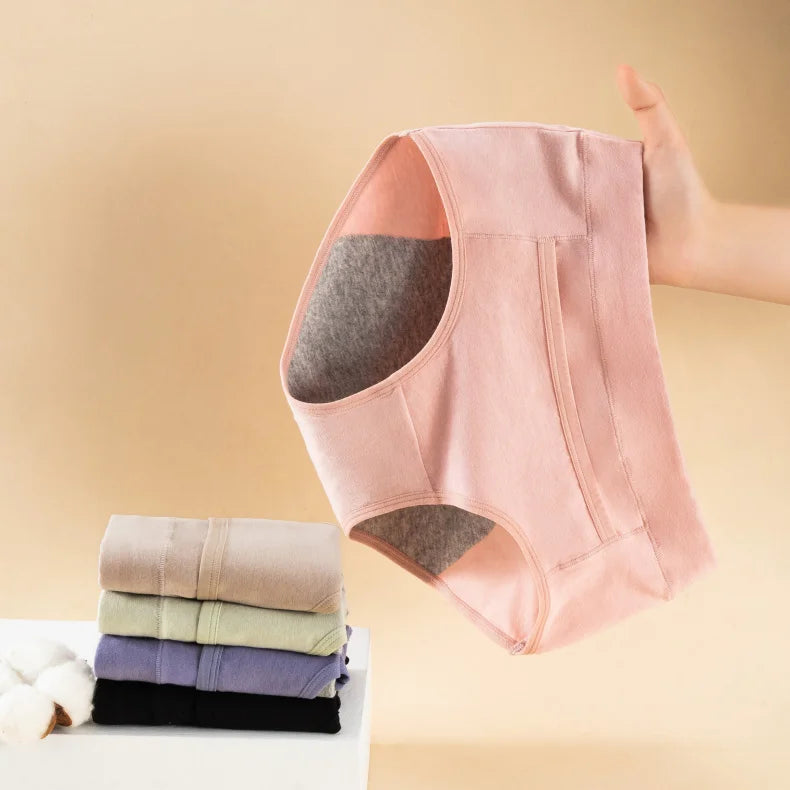 3PCS Cotton Menstrual Panties Leak Proof Breathable Sexys Panties Woman Women Girls Physiological Pants Women's Intimates M-XL