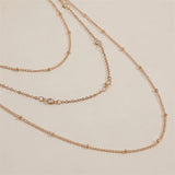 Simple Multilayer Rhinestone Back Chain Necklaces for Women Sexy Metal Shiny Crystal Bikini Waist Chain Body Chain Jewelry Gifts
