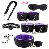 SM Sex Products BDSM Bondage Set Handcuffs Anal plug Tail Whip Gag Vibrat Adult Toys Exotic Accessories Sex Toys for Couples